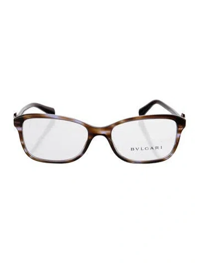 Pre-owned Bvlgari Square Eyeglasses In Multi