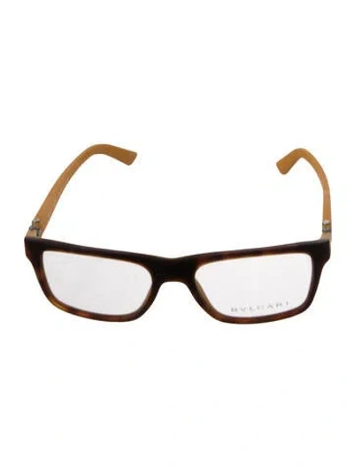 Pre-owned Bvlgari Square Eyeglasses In Multi