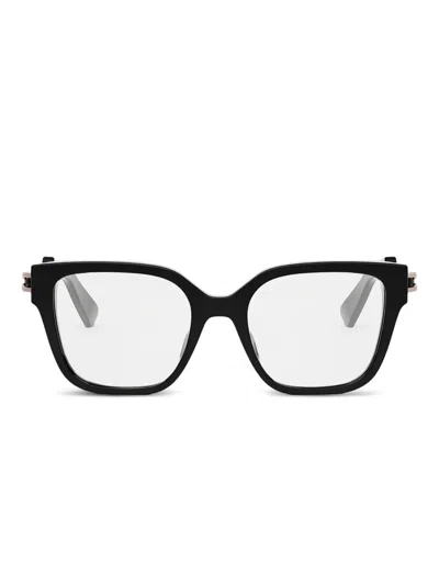 Bvlgari Square-frame Glasses In Black