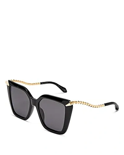 Bvlgari Square Sunglasses, 55mm In Gold