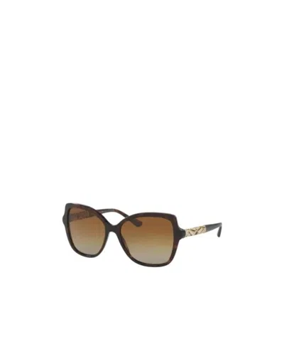 Bvlgari Square Sunglasses In Brown