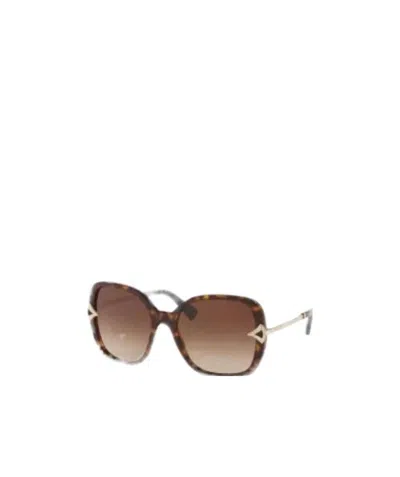 Bvlgari Square Sunglasses In Brown