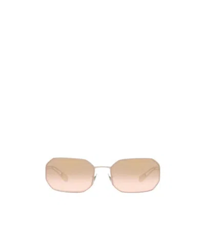Bvlgari Square Sunglasses In Nude