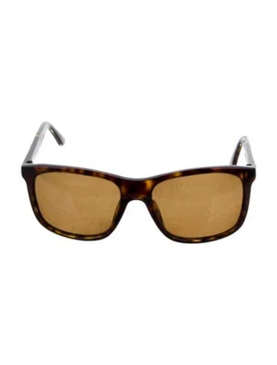 Pre-owned Bvlgari Square Tinted Sunglasses In Multi