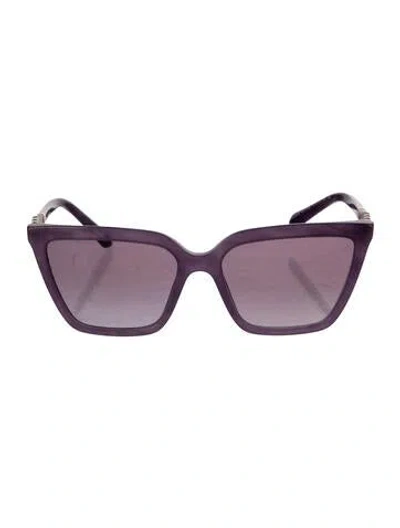 Pre-owned Bvlgari Square Tinted Sunglasses In Multi