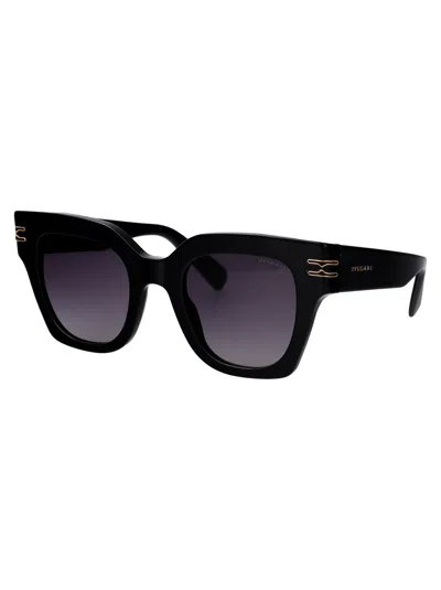 Bvlgari Squared Sunglasses Bv40013 I 01 B In Black