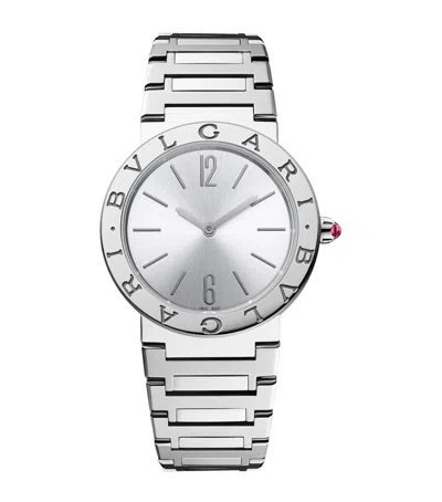 Bvlgari Stainless Steel   Lady Watch In Grey