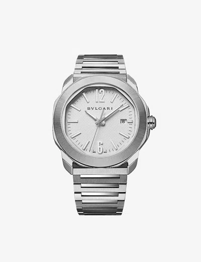 Bvlgari Stainless Steel Re00018 Octo Roma Stainless-steel Automatic Watch