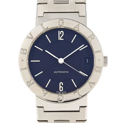 Pre-owned Bvlgari Stainless Steel Wristwatch () In Black