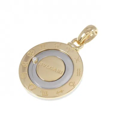 Pre-owned Bvlgari Stainless Steel Yellow Gold (18k) Pendant ()