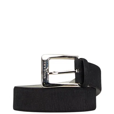 Pre-owned Bvlgari Standard Belt () In Black