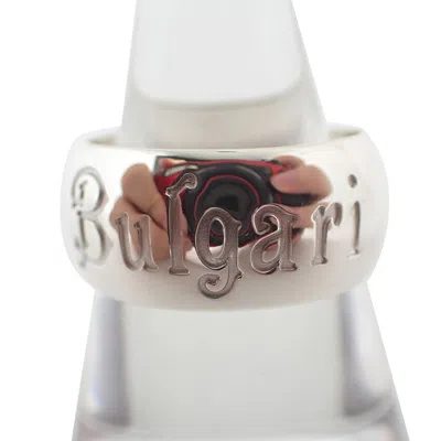 Pre-owned Bvlgari Sterling Silver 925 Band Ring ()
