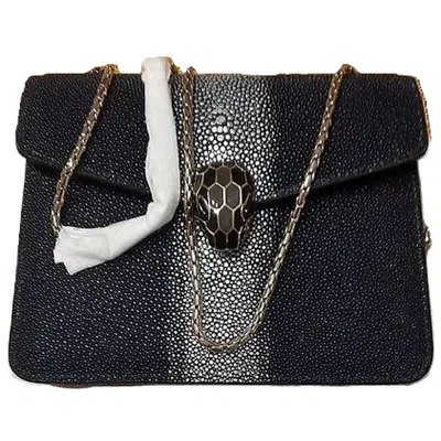 Bvlgari Stingray And Leather Serpenti Forever Crossbody