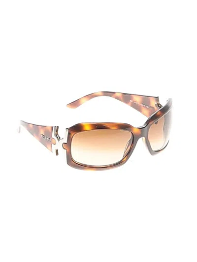 Pre-owned Bvlgari Sunglasses In Brown
