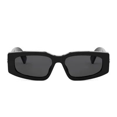 Bvlgari Sunglasses Bv40014 I 01 A B.zero1 Black/smoky Gray Women's In White