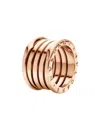 Bvlgari Rose Gold B. Zero1 Ring In Yellow