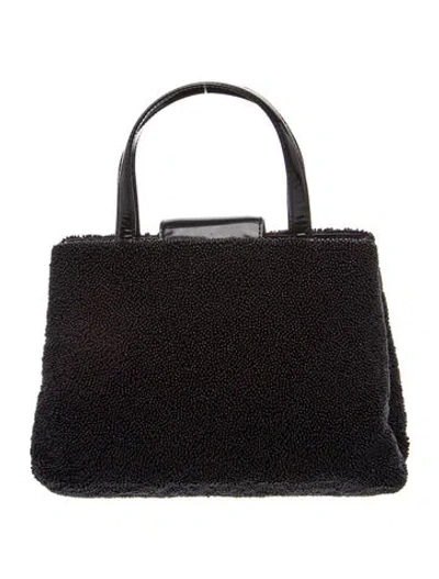 Pre-owned Bvlgari Top Handle Bag In Black