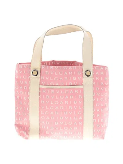 Pre-owned Bvlgari Tote Bag In Pink