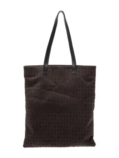 Pre-owned Bvlgari Tote In Brown