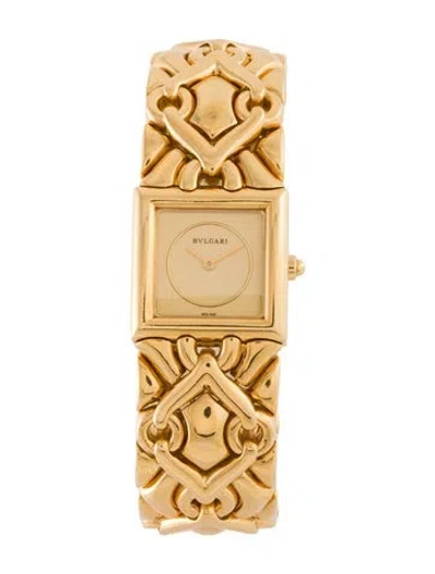 Pre-owned Bvlgari Trika Watch, 21mm In Multi