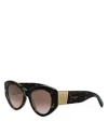 Bvlgari Tubogas Oval Sunglasses, 52mm In Havana/brown