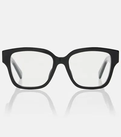 Bvlgari Tubogas Square Glasses In Black