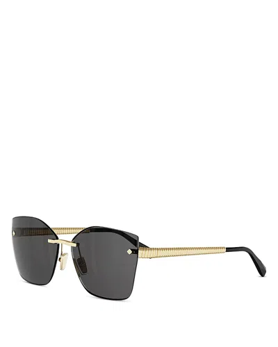 Bvlgari Tubogas Square Sunglasses, 59mm In Brown