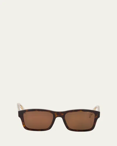 Bvlgari Tubogas Sunglasses In Dark Havanna