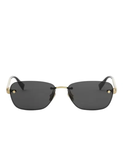 Bvlgari Tubogas Sunglasses In Gold