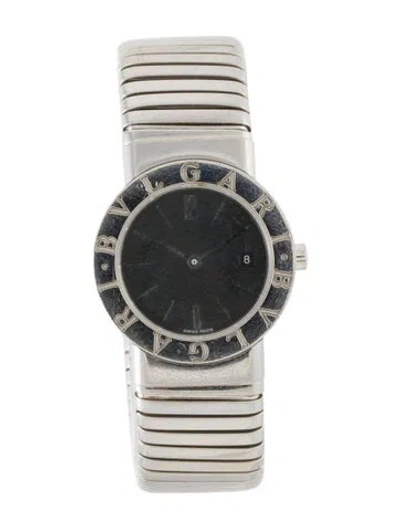 Pre-owned Bvlgari Tubogas Watch, 26mm In Multi