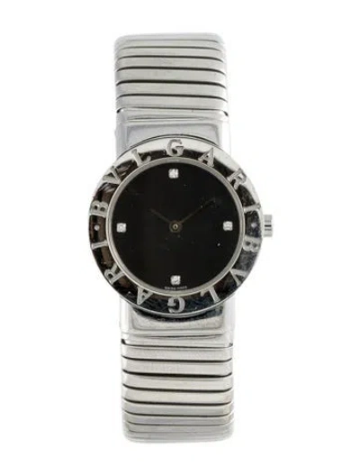 Pre-owned Bvlgari Tubogas Watch, 26mm In Multi