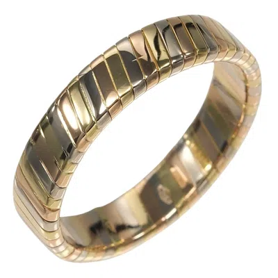 Pre-owned Bvlgari Tubogas Yellow Gold (18k) Pink Gold (18k) White Gold (18k) Band Ring ()