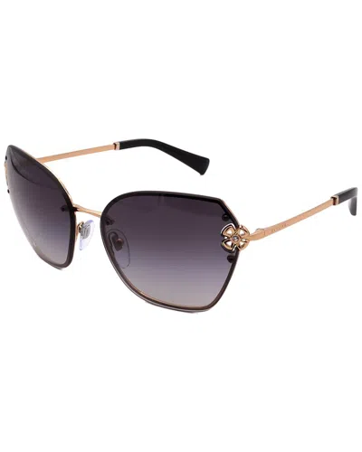 Bvlgari Unisex Bv6152b-20148g-60-16-135 Sunglasses In Purple