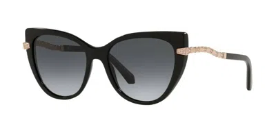 Pre-owned Bvlgari Versace Ve 4462 Black/dark Grey (gb1/87) Sunglasses In Grey Shaded Polarized