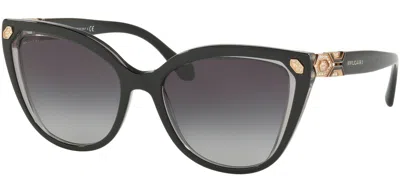 Pre-owned Bvlgari Versace Ve 4469 Black/grey (gb1/87) Sunglasses In Grey Shaded