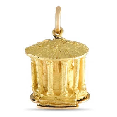 Bvlgari Vintage 18k Yellow Gold Pantheon Charm Pendant Bv05-052424