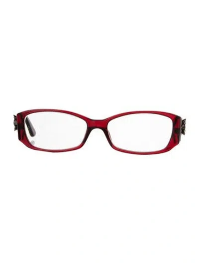 Pre-owned Bvlgari Vintage 2000's Eyeglasses In Red