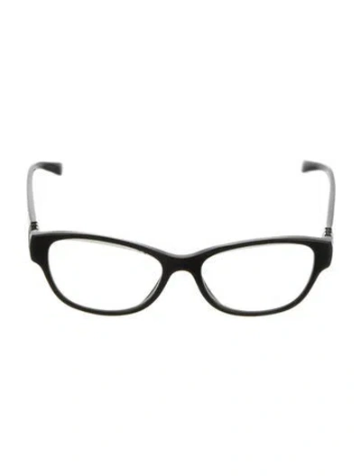 Pre-owned Bvlgari Wayfarer Eyeglasses In Black