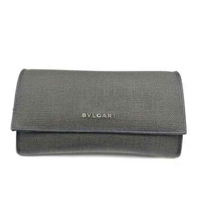 Pre-owned Bvlgari Weekend Blue Bill Wallet (bi-fold) ()