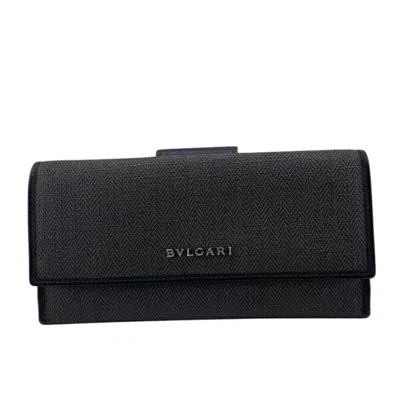 Pre-owned Bvlgari Weekend Pvc Leather Long Wallet (bi-fold) ()
