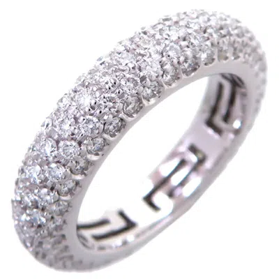Pre-owned Bvlgari White Gold (18k) Band Ring ()