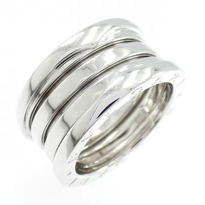 Pre-owned Bvlgari White Gold (18k) Band Ring ()