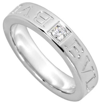 Pre-owned Bvlgari White Gold (18k) Band Ring ()