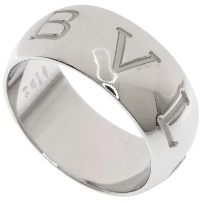 Pre-owned Bvlgari White Gold (18k) Band Ring ()