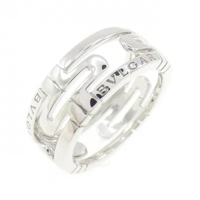 Pre-owned Bvlgari White Gold (18k) Band Ring ()