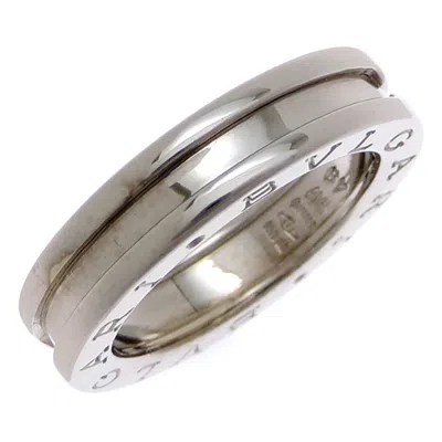 Pre-owned Bvlgari White Gold (18k) Band Ring ()
