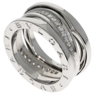 Pre-owned Bvlgari White Gold (18k) Band Ring ()