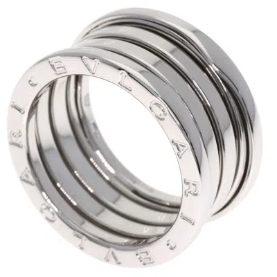 Pre-owned Bvlgari White Gold (18k) Band Ring ()