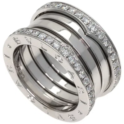 Pre-owned Bvlgari White Gold (18k) Band Ring ()