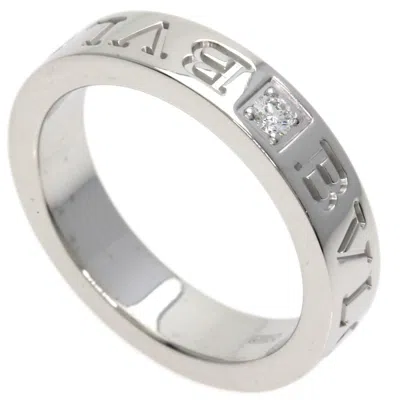 Pre-owned Bvlgari White Gold (18k) Band Ring ()